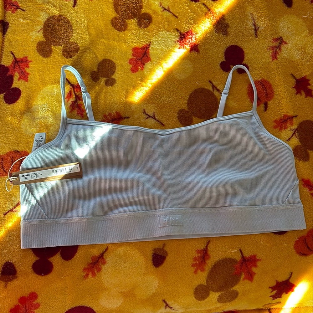 Skims cotton ribbed bralette size 2X